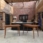 Paire de tables de bistrot Années 60
